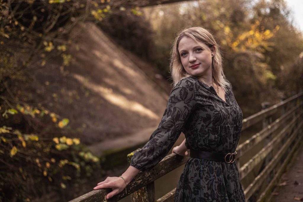shooting portrait nature automne - Typhanie